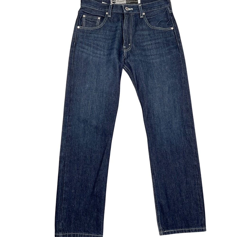 Levi's Silver Tab Jeans Men 30W 30L Dark Blue Straight Leg Normcore Cotton Denim
